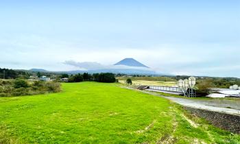 富士山と農場
