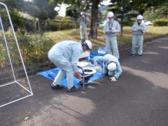 マンホール組立訓練