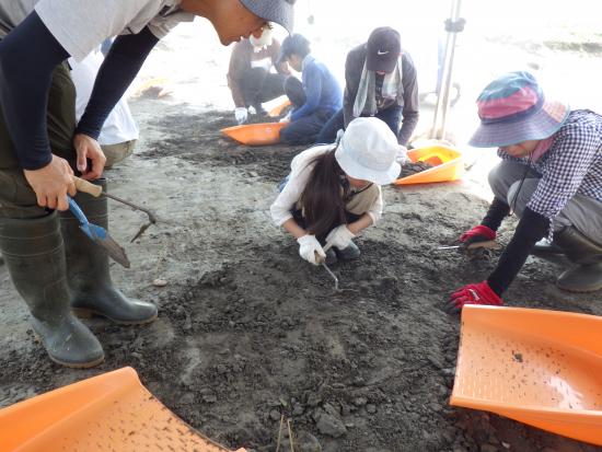 大津横田発掘体験開催報告3