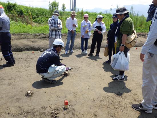 大津横田発掘体験開催報告2