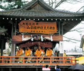 山梨岡神社の太々神楽