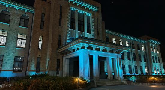 別館ライトアップ