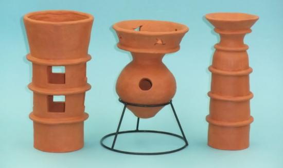 画像：埴輪の製作例