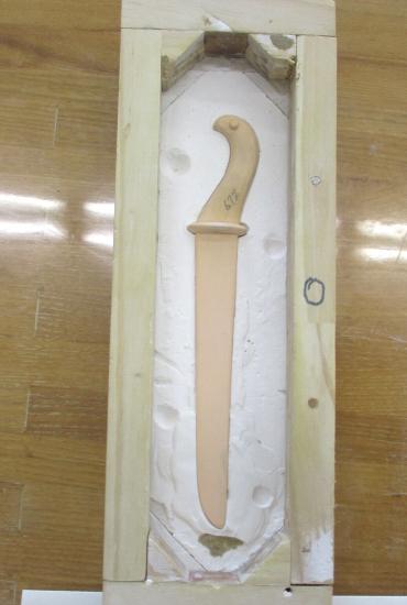 画像：原型と砂型