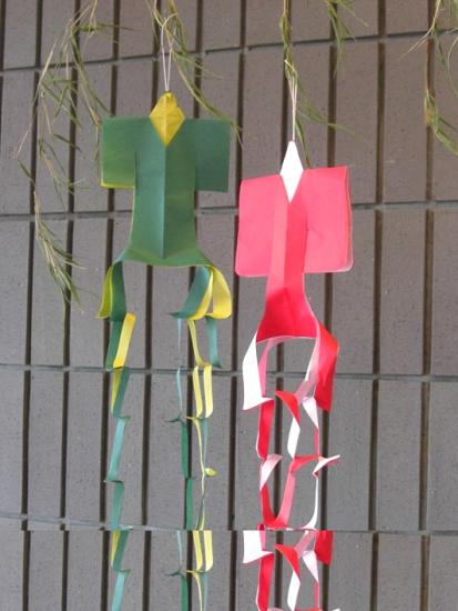 画像：七夕人形の制作例