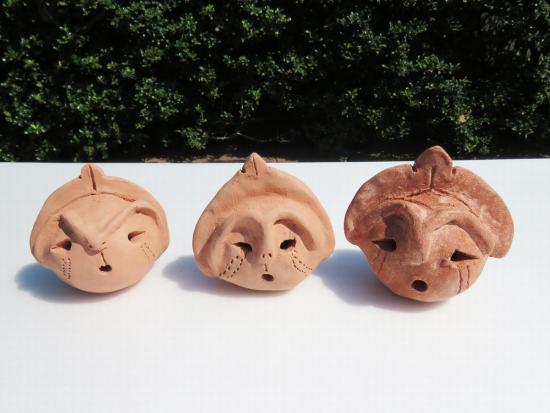 画像：土鈴の制作例