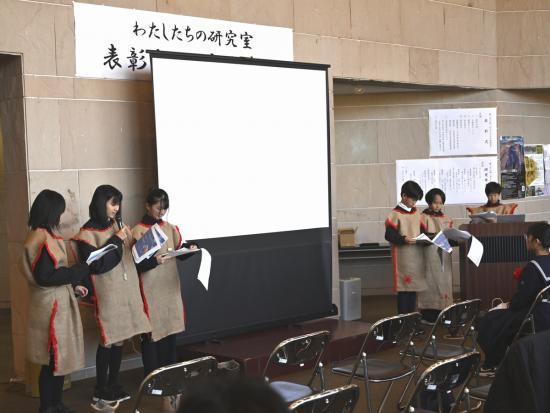 画像：山梨市立岩手小学校の皆さん