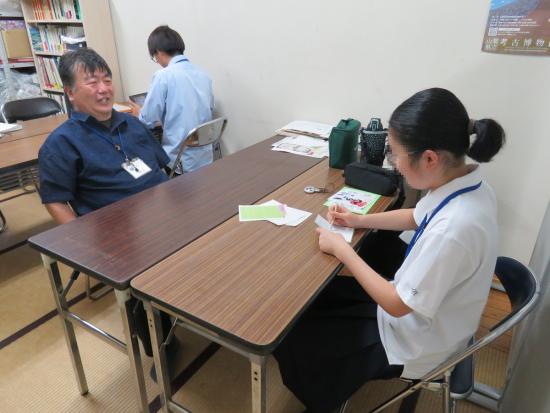 画像：学芸員への質問タイム