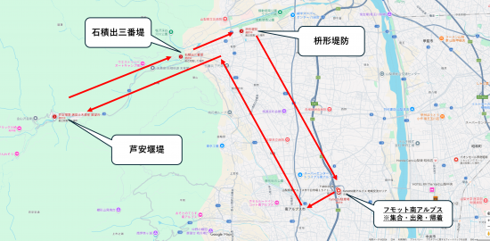 現地見学ルート