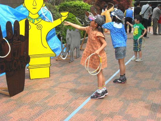 画像:古代で遊ぼうの様子