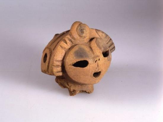 画像：安道寺遺跡出土・顔面装飾