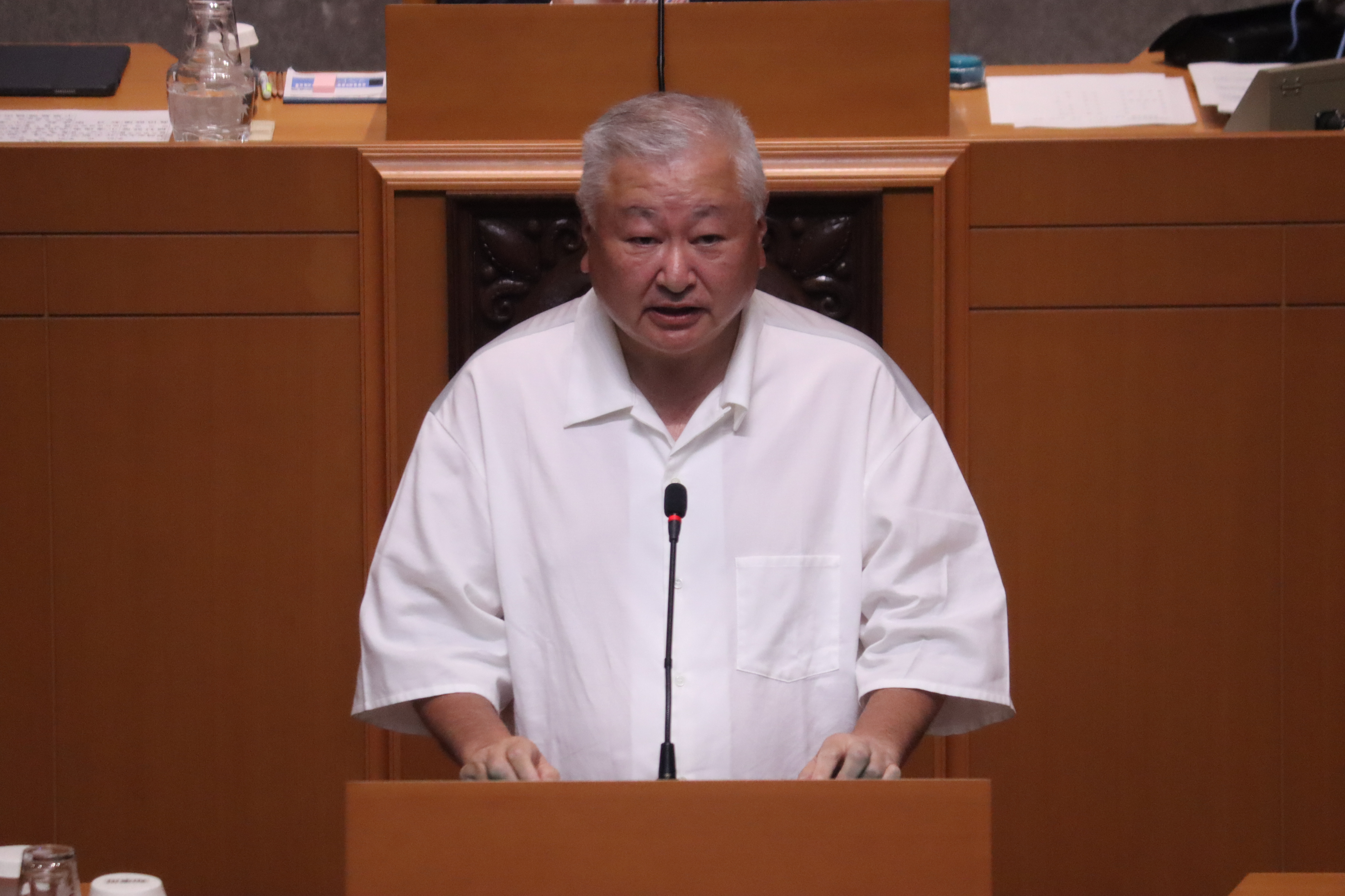 R806246月定例会代表質問水岸富美男議員