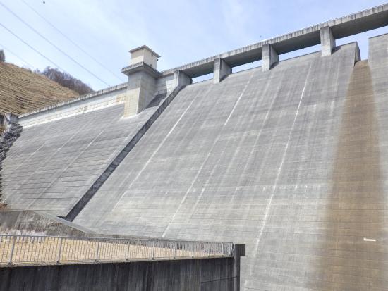 ダム直下から4月22日の写真