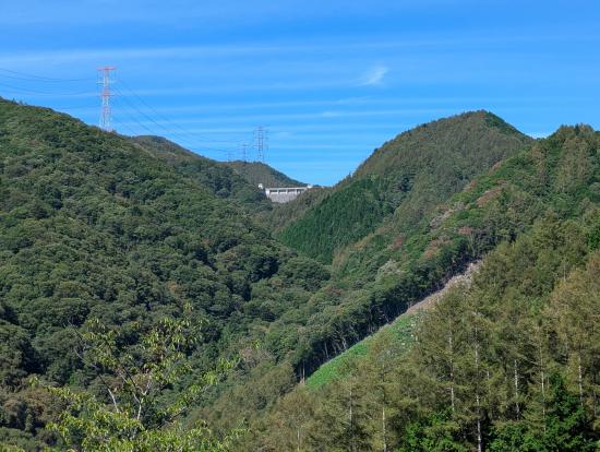 県道柳平塩山線の途中から2026年9月18日の写真