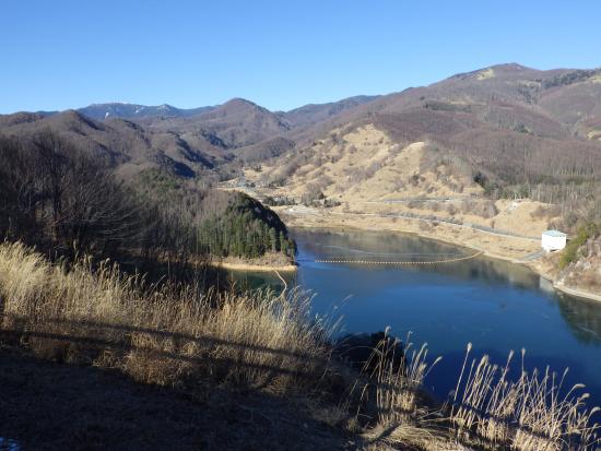 ダム周辺の2026年1月9日金峰山の写真