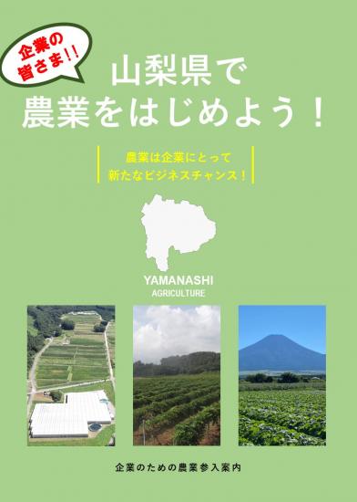 R6企業の農業参入パンフレット