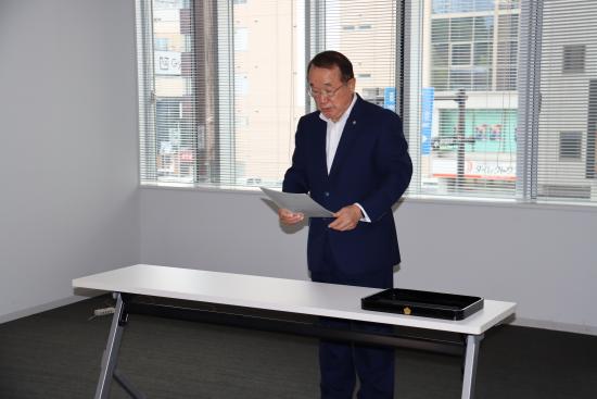 R7留置施設視察委員任命式