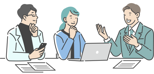 閉会中の活動イラスト