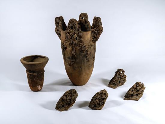 画像：安道寺遺跡出土品