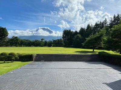 数学オリンピック合宿（Ｒ７）会場からの富士山