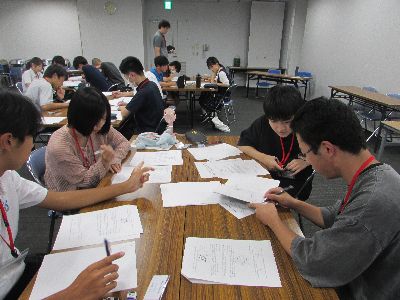 数学オリンピック ワークショップ（Ｒ７）の様子