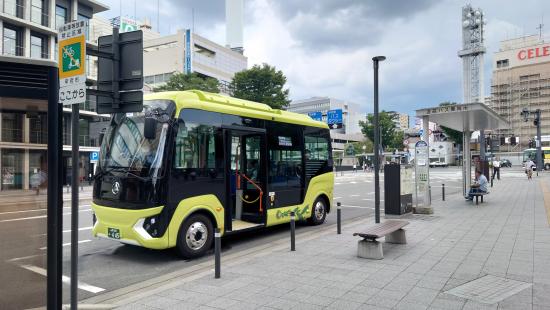 甲府駅南口　乗車場所