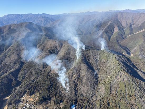 R8.1扇山林野火災