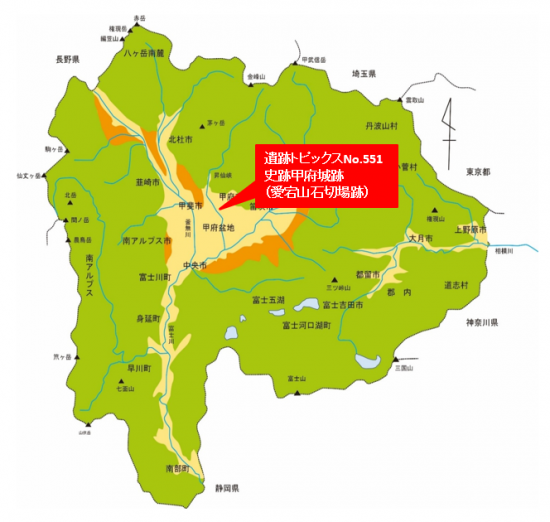 遺跡トピックスNo.0551地図